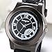 JewelryWe Novelty Quartz Wrist Watch with USB Electronic Rechargeable Windproof Cigarette Lighter for Men (Black)