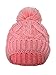 Arctic Paw Kids' Super Chunky Cable Knit Beanie, Pink