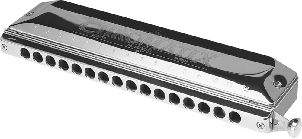 Suzuki SCX48-A Harmonica, Silver