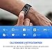 DR.VIVA Fitness Tracker Watch, Exercise Bands Sports Watch Heart Rate Monitor Wrist Smart Bracelet Touch Screen Pedometer Watch Compatible with Android and iOS Phones