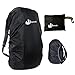 Jepeak 45L Storage Backpack Rain Cover for Hiking Camping Traveling, Black