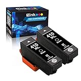 E-Z Ink (TM) Remanufactured Ink Cartridge Replacement for Epson 410XL 410 XL T410XL to use with Expression XP-7100 XP-830 XP-630 XP-640 XP-635 XP-530 Inkjet Printer(2 Black)