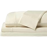SHEEX Original Performance Cooling Sheets, King/Cal Ecru | Oeko-TEX&reg; Certified, Moisture-Wicking, Anti-Wrinkle, Deep Pocket, Breathable, Luxury Sheets for Hot Sleepers, Ultra-Soft