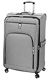 London Fog Cambridge 29 Inch Expandable, Black/White