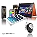 Mini Bluetooth Headset , ihens5 Mini Wireless Bluetooth Earbuds Stereo Headphones Earpieces Earphone with Mic and Volume Control Noise Cancelling for iPhone Samsung and Android Devices (Black)