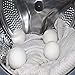 Wool Dryer Balls 6-pack XL 100% Pure Organic Premium Reusable Natural Fabric Softener,Reduce Wrinkles & Static Cling, Save Drying Time and Chemical Free