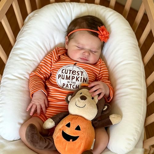 Anano Reborn Toddler Baby Dolls Silicone Full Body Girl 45CM Reborn Babies Silicone Full Body Realistic and Newborn Anatomically Correct with Implanted Hair