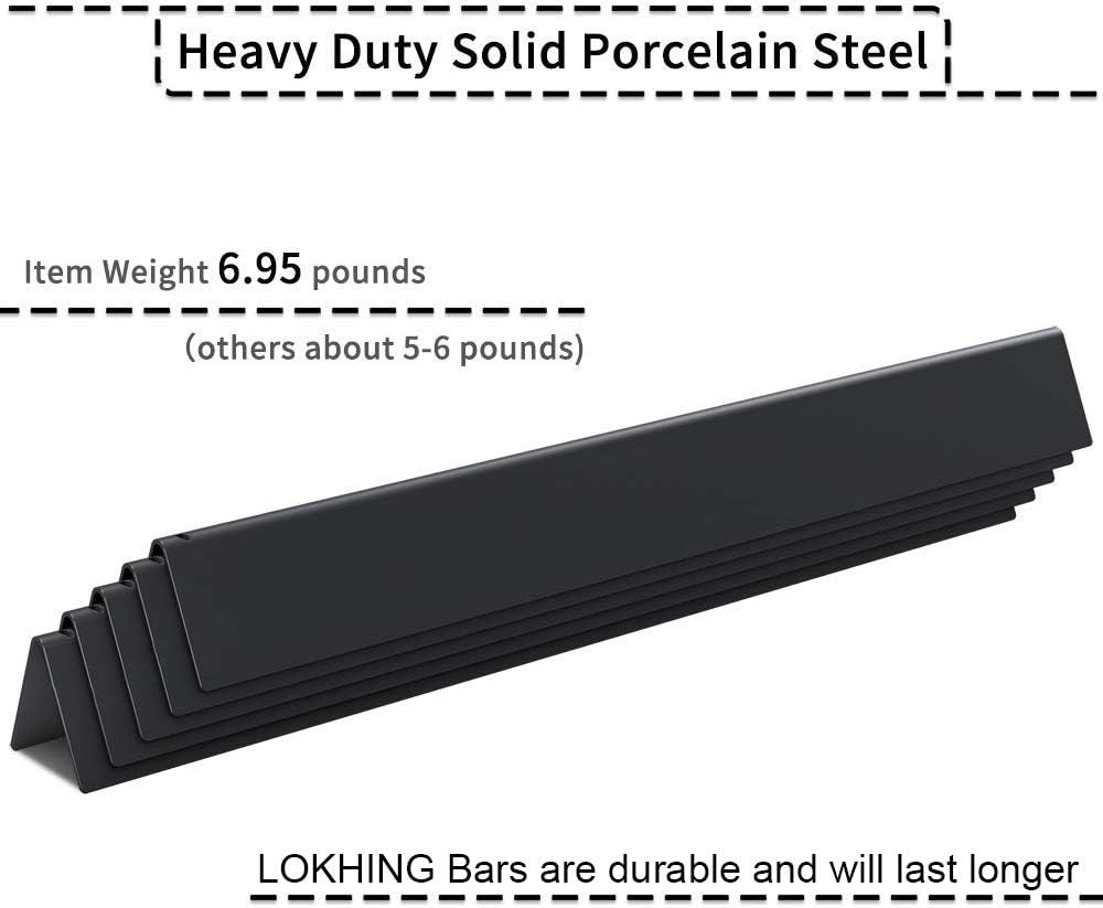 LOKHING 17 Gauge Heavy Duty Porcelain Steel Flavor Bars for Weber Spirit 300 Series, Spirit E310, E320, Spirit 700 - Image 3
