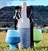 Avery Barn Food Grade Silicone Stemmed Wine Glasses + Foldable Plastic Bottle Bag Sets - Color Cups