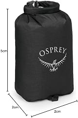 Osprey Ultralight Dry Sack 6L Black O/S view 7