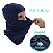 Dseap Tactical Balaclava Hood, Skiing Face Mask, Breathable/Lightweight/Cold Weather/Multi Purpose/Winter Motorcycle Bike Bicycle Helmet Cycling Mask for Kids Women Ladies Men, Navy Blue