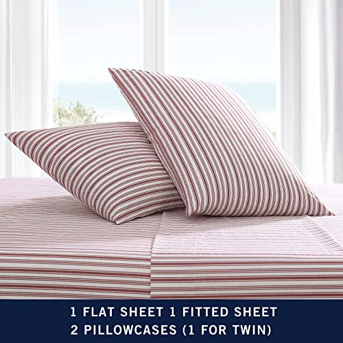 Nautica Percale Collection Bed Sheet Set 100 Cotton, Crisp