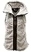 i5 Women's Sherpa Fleece Zip Up Hidden Hood Vest
