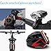 Super Bright USB Rechargeable Bike Light - Xawy X1 390 Lumens Headlight - Front Light & LED Bike Tail Light Set. Waterproof - Cycling Safety Commuter Flashlight For Mountain, Road, Kids & City Bicycle