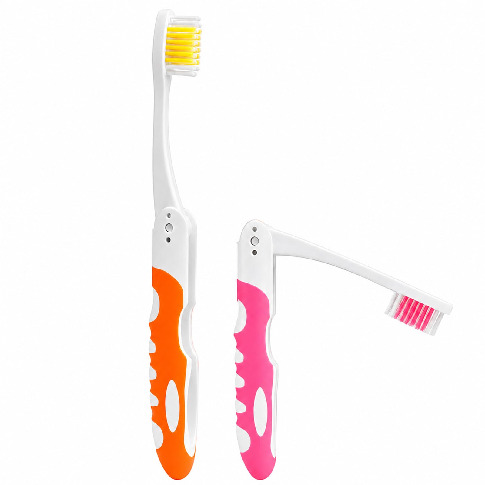 2Pcs Folding Travel Toothbrush...