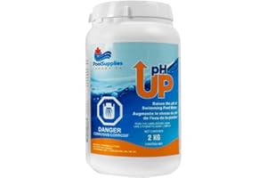 pH Up Water Balancer for Swimming Pools (2 Kg) pH+ Increaser Protects Equipment, Enhances Comfort, Restores Water Clarity – E