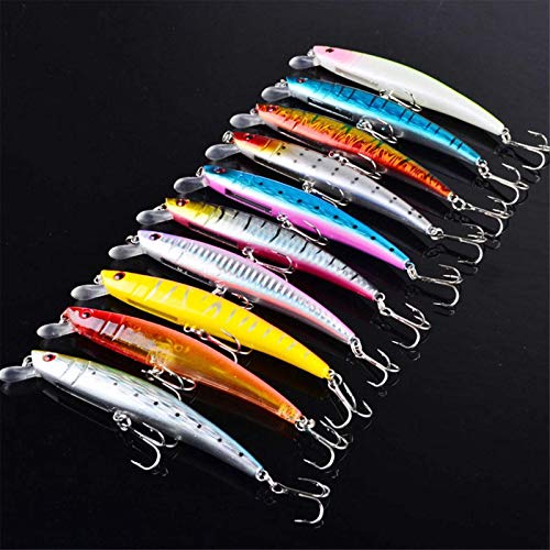 Swimbaits-Köder 20 Stück Angelköder Crankbaits Sharp Hooks Bait TackleHard Treble Fishing Hooks – Bild 4