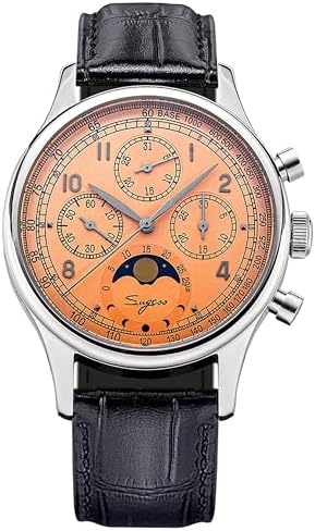 Amazon.com: Seagull Sugess ST1908 40mm Copper Moon Phase Date