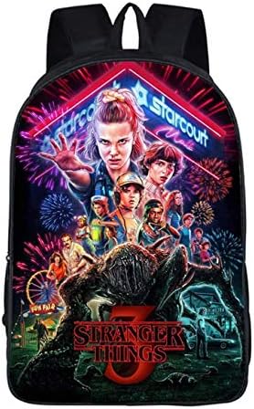 ZIGJOY Stranger Things Season 3 Unisex Students School Bookbags Backpacks for Children RF16S01 (A)