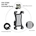 Wsky Bike Mount - Universal Bicycle & Motorcycle Handlebar for IPhone Android Smartphones, GPS,Anti-Slip Silicone Pad,Anti-Shake Four Corner Buckle,Thickened Rubber,360 Degrees Rotatable