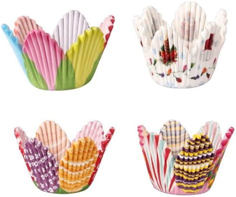 Ecloud Shop 400PCs Cupcake Cases Disposable Baking Wrappers Dessert Muffin Cups Liners for Wedding Party Birthday Small Cake Cookies