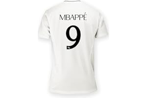 HAVENNOVA Real Madrid Jersey. Real Madrid Home Shirt 24/25 MBAPPE 9#. 100% Polyester. Classic fit. Official RM Soccer Jersey.