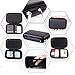 Hard Drive Case Saygoer 2.5 Inch Portable Travel Organizer Shockproof Electronics Cables Accessories Organizer EVA, Black