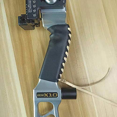 image for NMCPY Archery Bow Handle Protective Gear Pure Leather Bow Riser Guard 