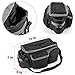 Flexzion Bike Rear Seat Trunk Carrier Rack Bag – Bicycle Cycling Multi-Function Tail Basket Luggage Package Bag Quick Release with Reflective Trim Shoulder Strap for Travel Touring Outdoorthumb 4
