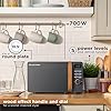 Russell-Hobbs-RHMD714G-17-L-700-W-Scandi-Grey-Digital-Microwave-with-5-Power-Levels-Wood-Effect-Handle-Dials-Clock-Timer-Automatic-Defrost-Easy-Clean-8-Auto-Cook-Menus Russell Hobbs RHMD714G 17 L 700 W Scandi Grey Digital Microwave with 5 Power Levels, Wood Effect Handle & Dials, Clock…