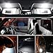 D-Lumina Canbus Error Free 194 168 2825 W5W T10 LED Bulb Fit Car Dome Map Courtesy Door License Plate Trunk Cargo Lights, With Super Bright 9-SMD 4020 Chipsets, 6000K White, 2-Pack