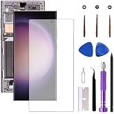 OLED for Samsung Galaxy S23 Ultra 5G LCD Screen Replacement Galaxy S23Ultra SM-S918U SM-S918U1 Display Screen Touch Digitizer Assembly Supports Fingerprint (with Purple Frame+Soft Film+Tools)