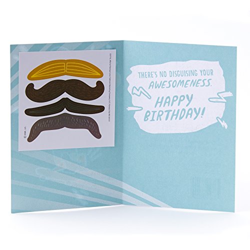 1 Hallmark+Birthday+Greeting+Mustache+Stickers