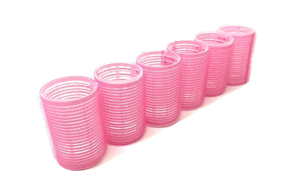 Photo 1 of 1-1/2” Self Grip Hair Rollers - 6 Count assort