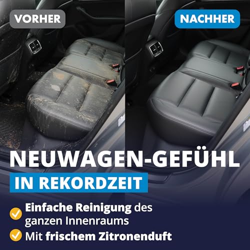 LICARGO Innenraumreiniger Auto 500 ml - Neuwagen-Frische in Minuten - Kraftvoll & schonend - Cockpitpflege Auto für Kunststoff, Leder & Armaturen - Polsterreiniger & Cockpitspray für den Innenraum thumbnail 2