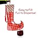 Christmas Stocking Flask Wine Dispenser- Large Party Sock w/Shoulder Strap (Holds 3 Bottles)- Funny White Elephant Gifts Under 25 Dollars- Christmas Gag Gifts- Dirty Santa, Yankee Swap, Secret Santa
