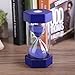 VEOLEY 30 Minute Hourglass Sand Timer Large Security Sandglass 30 Minute Sand Clock for Kids/Teacher/Classroom/Office 3.5 x 3.2 x 6.4 inches - Blue