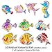 Gudi Toy Bath Toy, (21 Piece) Magnetic Fishing Games,Floating Fishing Toy in Bathtub Bathroom Pool Bath Time for Boys Girls Toddler Child,Summer Water Toys Fishing Toy for Kids Party Favors