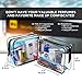 TSA Approved Toiletry Bag - Travel Bag for Women and Men to Secure Your Toiletries In Your Carry On Luggage and Pass Through Security with Ease - 2 Pack - Clear Toiletry Bags