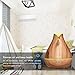 530ml Aromatherapy Essential Oil Diffuser, Wood Grain 18hrs Running Scentsy Air Diffuser Ultrasonic Humidifiers with 7 Color Changing Lights 4 Timer Settings Mist Adjustment for Home Office Bedroomthumb 4