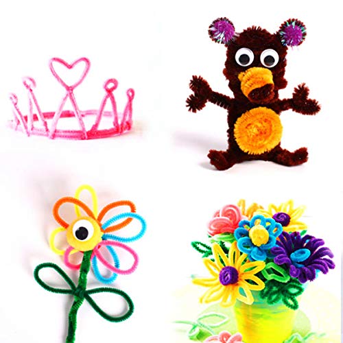 Pipe Cleaners Chenille Stems for DIY Art Craft 6 mm x 12 Inch 100 Pieces - Thumbnail 2