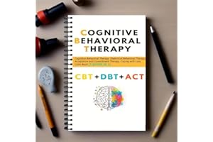 Adult Mental Health Workbook with CBT & DBT Exercises, Spiral-Bound Coping Skills Journal for Stress, Loss & Daily Practice