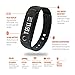 Jarv Elite IPX7 water resistant Fitness Tracker Activity Band and Smart Watch with OLED Display, Bluetooth Wireless Sync and 10 Day Battery