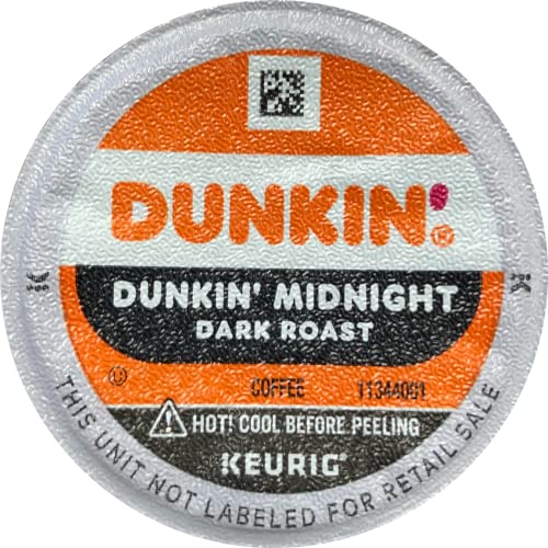 Dunkin Donuts Kcups Dark Roast (Midnight) 72 Kcups (Packaging May