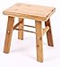 YOFAN Antique Children Bamboo Stool, Square Step Stool, Assembled Stool - Need Assembling Ability (Bamboo, Small)
