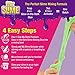 My Slime 6 Color Premium Glow-In-The-Dark Glue Pack (8 Ounce Bottles) - Kid Safe, Non-Toxic, Washable - Superior Formula School Glue for Making Amazing Shimmering Glowing Neon Slime - Fun Creative Art