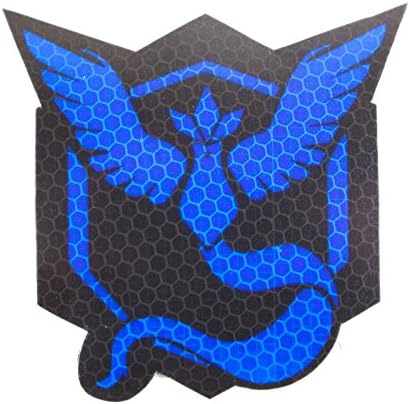 Team Mystic Pokemon Go Velcro Patch PVC Tactical Patch Morale Badge with Velcro Hi Viz Reflectıve