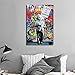 Wall Art for Living Room Large Size Graffiti Canvas Art Wall Decor “Love is Answer” Canvas Print Picture Modern Colorful Paintings for Bedroom Office Kids Room Decoration Ready to Hang