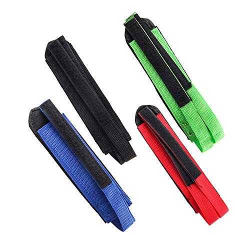 Qeedy Bike Pedal Straps Pedal 2 Pieces Bicycle Feet Strap Pedal Straps Toe Clips Straps Tape for Fixed Gear Bike (Blue)