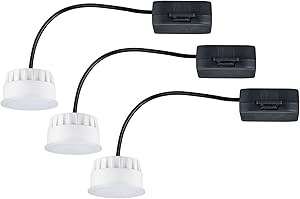 Paulmann 92472 LED Einbauleuchte Modul Choose Coin 3er-Set rund 50mm 3x6W 3x470lm 230V 2700K Satin rund Deckenspot Kunststoff